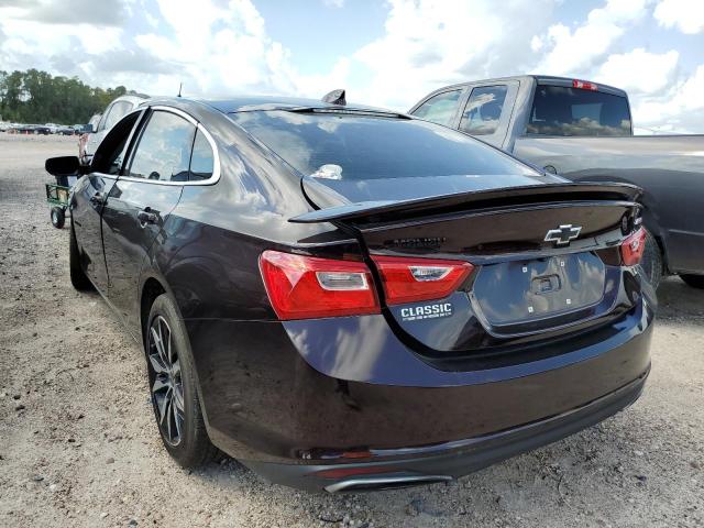 1G1ZG5STXLF147542 - 2020 CHEVROLET MALIBU RS BURGUNDY photo 3