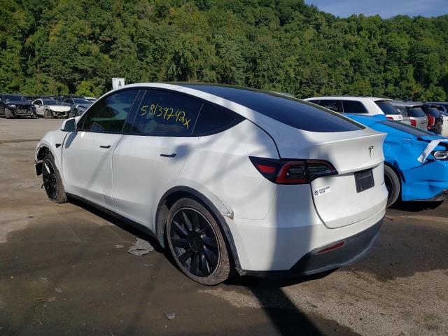 5YJYGDEE5MF075875 - 2021 TESLA MODEL Y أبيض صورة 3