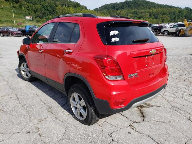 3GNCJPSB8JL257808 - 2018 CHEVROLET TRAX RED photo 3