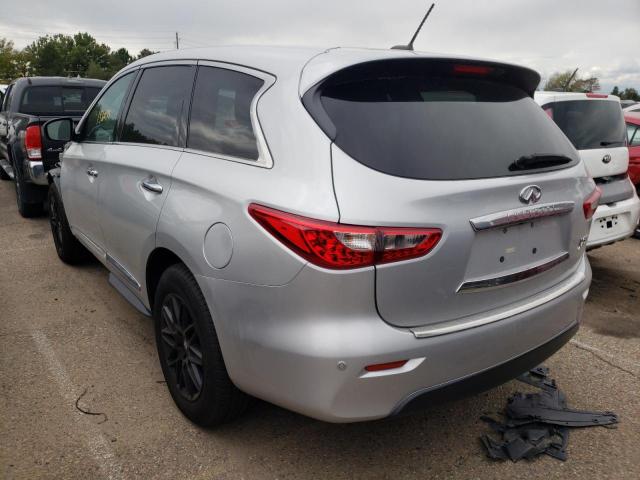 5N1AL0MM1DC307072 - 2013 INFINITI JX35 SILVER photo 3