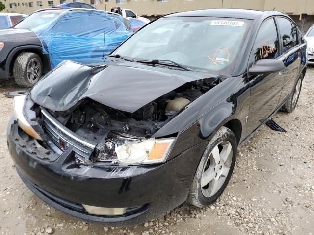 1G8AL58F57Z179525 - 2007 SATURN ION LEVEL BLACK photo 2