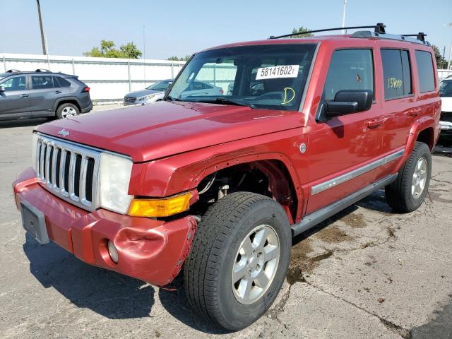 1J8HG58276C316982 - 2006 JEEP COMMANDER ბურგუნდია ფოტო 2