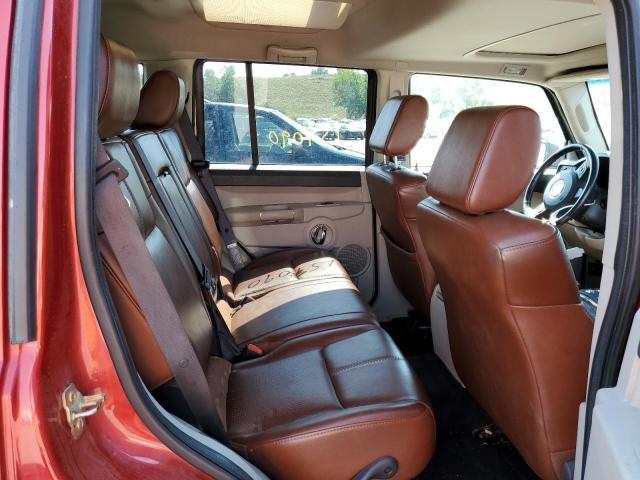 1J8HG58276C316982 - 2006 JEEP COMMANDER ბურგუნდია ფოტო 6