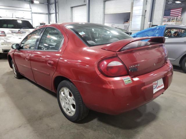 1B3ES56C95D185987 - 2005 DODGE NEON SXT RED photo 3