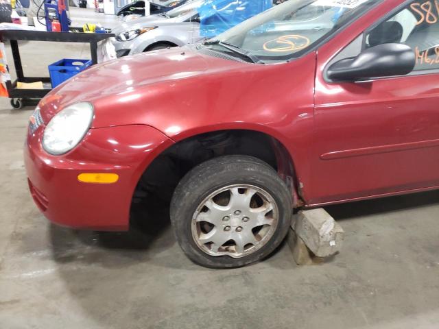 1B3ES56C95D185987 - 2005 DODGE NEON SXT RED photo 9