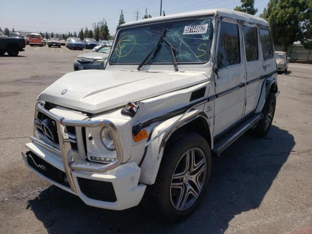 WDCYC7DFXDX206452 - 2013 MERCEDES-BENZ G 63 AMG WHITE photo 2