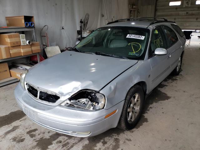 1MEFM59S4YA632343 - 2000 MERCURY SABLE LS P SILVER photo 2