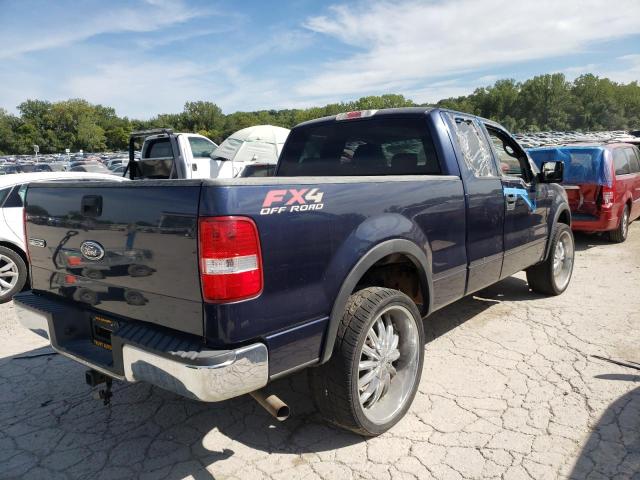 1FTPX14584NB41235 - 2004 FORD F150 BLUE photo 4