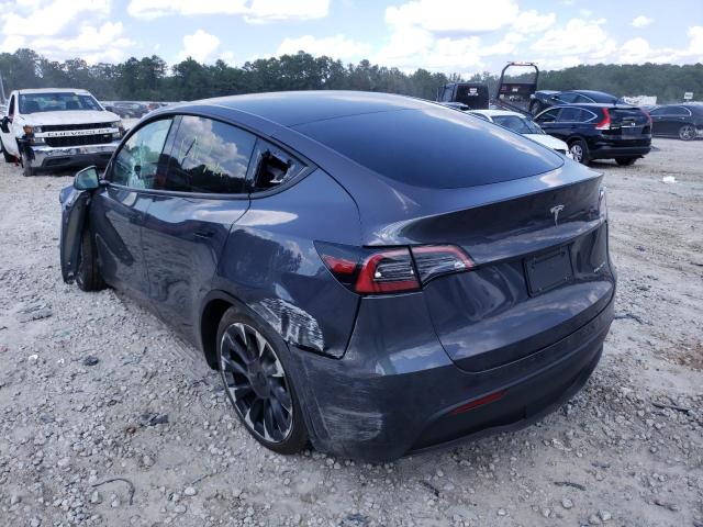 5YJYGDEE2MF287469 - 2021 TESLA MODEL Y BLACK photo 3