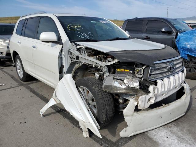 JTEEW44AX92034538 - 2009 TOYOTA HIGHLANDER WHITE photo 1