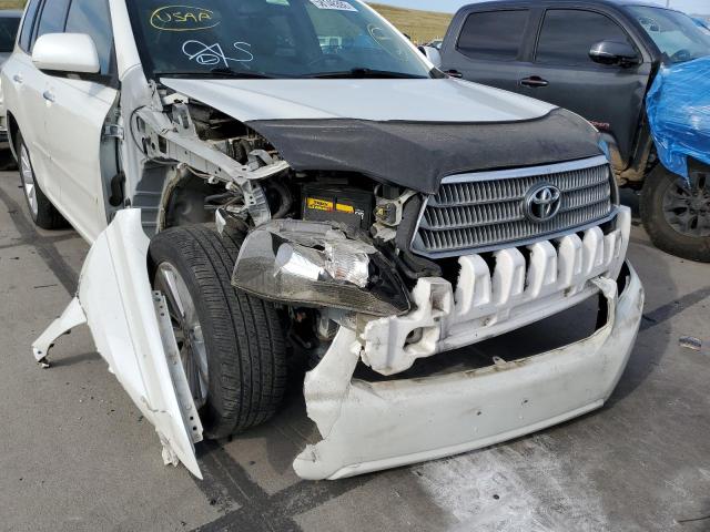 JTEEW44AX92034538 - 2009 TOYOTA HIGHLANDER WHITE photo 9