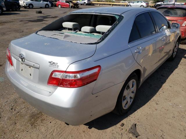 4T1BE46K48U233096 - 2008 TOYOTA CAMRY CE SILVER photo 4