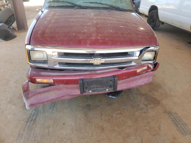 1GCCS1444TK232975 - 1996 CHEVROLET S TRUCK S1 MAROON photo 9