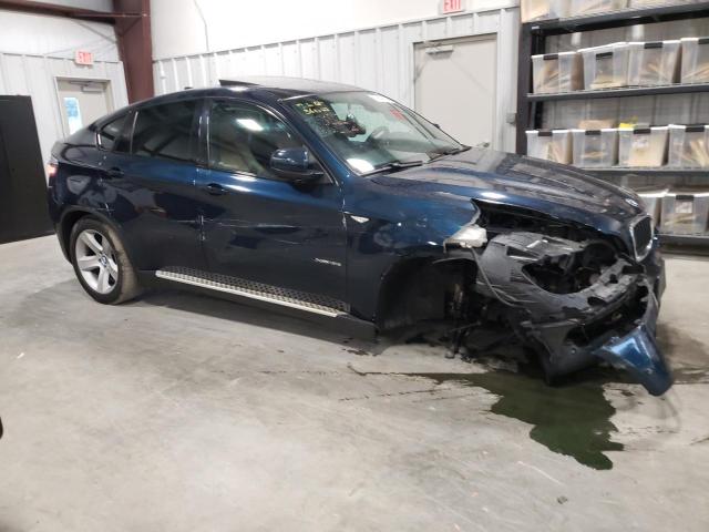 5UXFG2C50E0C44765 - 2014 BMW X6 XDRIVE3 BLUE photo 9