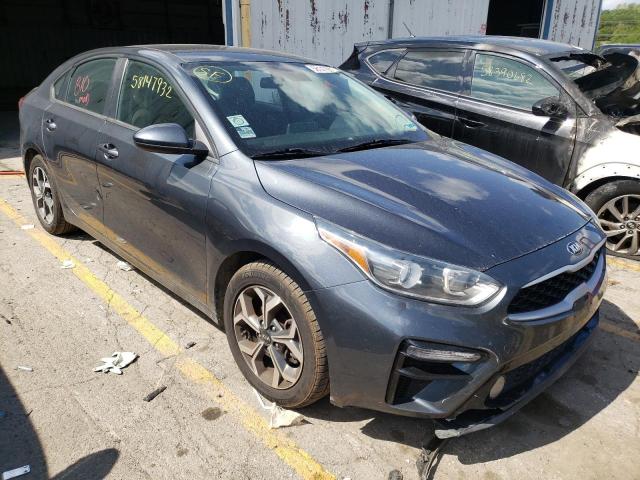 3KPF24AD6KE035715 - 2019 KIA FORTE FE BLUE photo 1