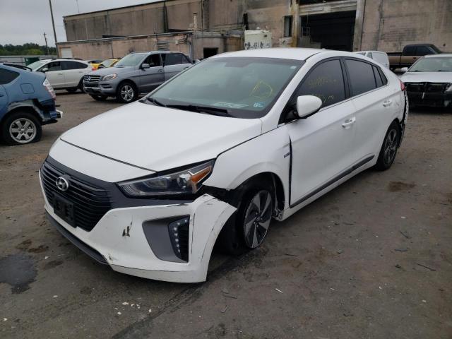 KMHC75LC9HU047703 - 2017 HYUNDAI IONIQ SEL WHITE photo 2