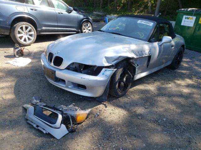 WBACH71020LA36185 - 1997 BMW Z3 ROADSTR SILVER photo 2