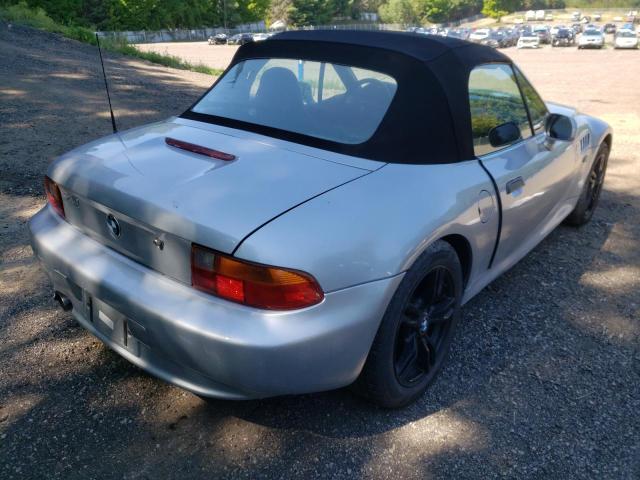 WBACH71020LA36185 - 1997 BMW Z3 ROADSTR SILVER photo 4