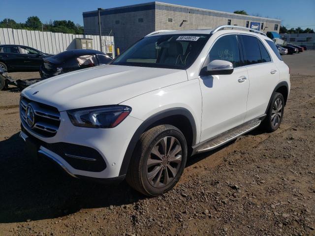 4JGFB4KBXLA021555 - 2020 MERCEDES-BENZ GLE 350 4M WHITE photo 2