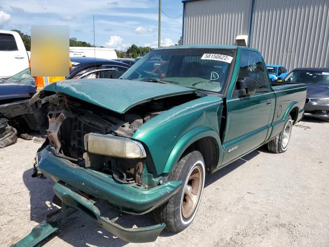 1GCCS1445X8104988 - 1999 CHEVROLET S TRUCK S1 GREEN photo 2