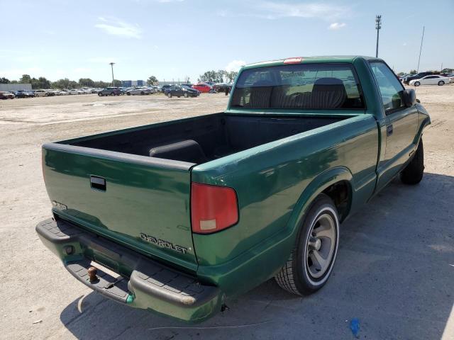 1GCCS1445X8104988 - 1999 CHEVROLET S TRUCK S1 GREEN photo 4