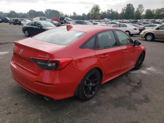 2HGFE2F50NH573320 - 2022 HONDA CIVIC SPOR RED photo 4