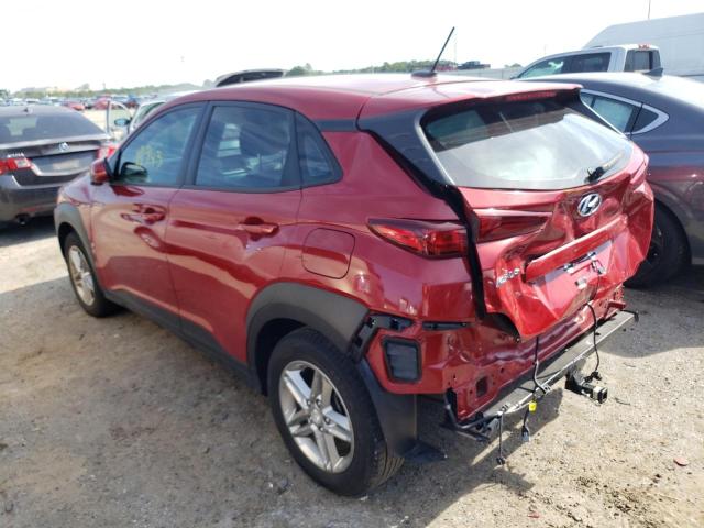 KM8K12AA2KU383021 - 2019 HYUNDAI KONA SE RED photo 3