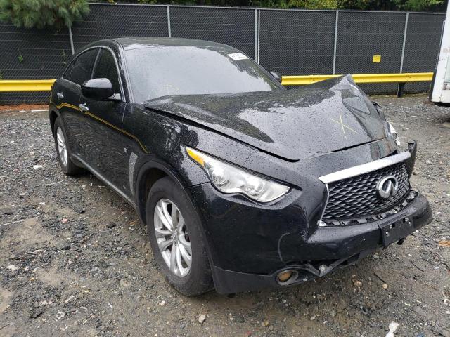 JN8CS1MU7HM141604 - 2017 INFINITI QX70 BLACK photo 1