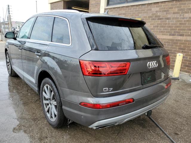 WA1VAAF77KD002962 - 2019 AUDI Q7 PRESTIG GRAY photo 3