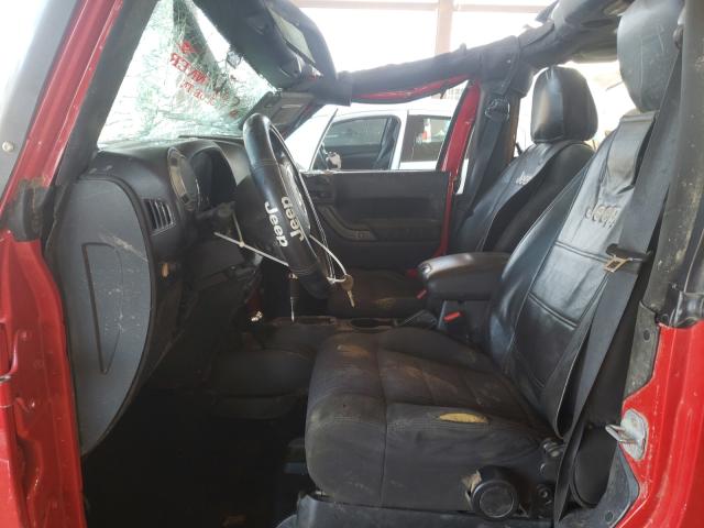 1J4AA2D19BL620891 - 2011 JEEP WRANGLER S RED photo 5