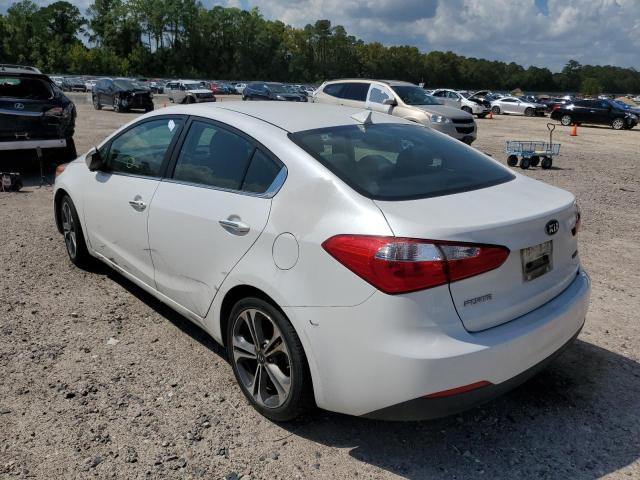 KNAFX4A89G5497643 - 2016 KIA FORTE EX WHITE photo 3