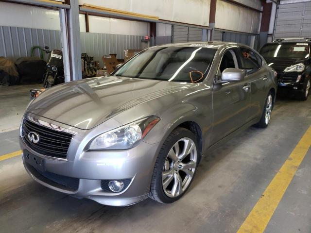 JN1BY1AP9CM335227 - 2012 INFINITI M37 GRAY photo 2