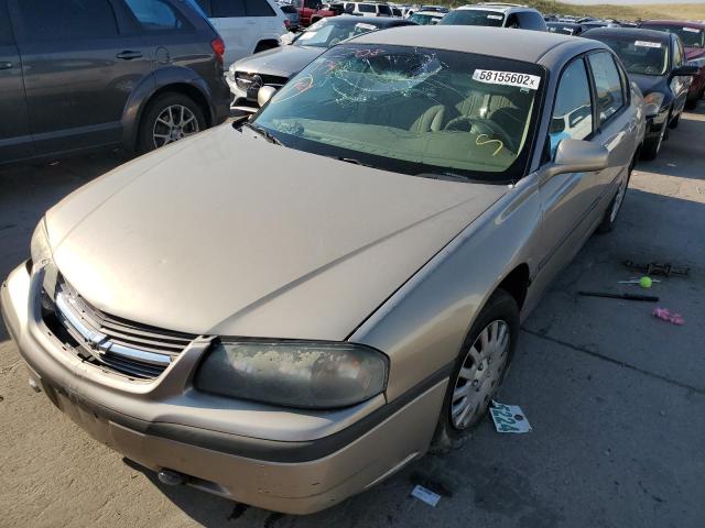 2G1WF52E039432847 - 2003 CHEVROLET IMPALA 4D TAN photo 2