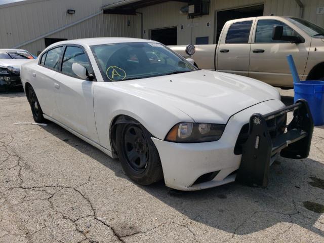 2C3CDXAT1EH191101 - 2014 DODGE CHARGER PO WHITE photo 1