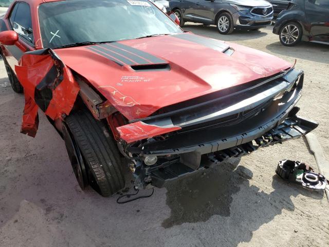 2C3CDZAG7KH574809 - 2019 DODGE CHALLENGER RED photo 9