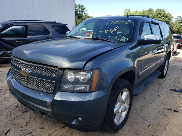 1GNFK36399J123267 - 2009 CHEVROLET SUBURBAN K TEAL photo 2