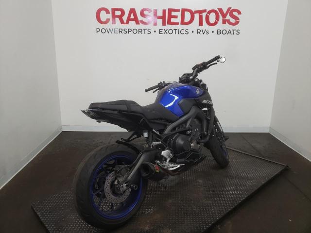 JYARN53E5KA004714 - 2019 YAMAHA MT09 BLUE photo 4