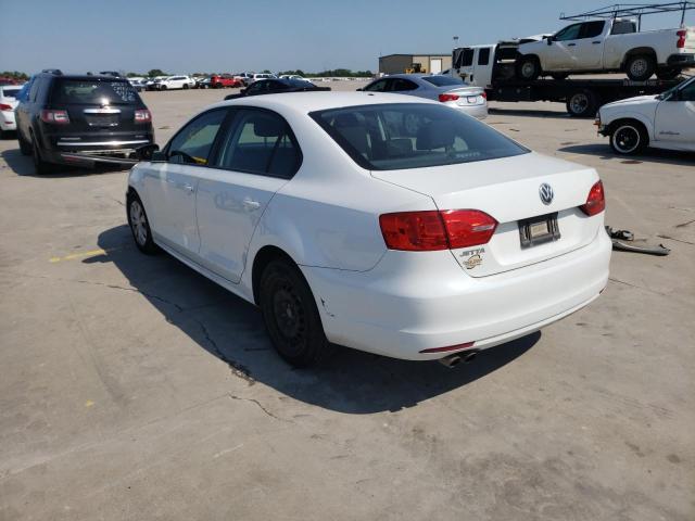 3VW2K7AJ6EM304888 - 2014 VOLKSWAGEN JETTA BASE 白色 照片 3