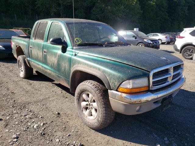 1D7HG48X33S363690 - 2003 DODGE DAKOTA QUA GREEN photo 1