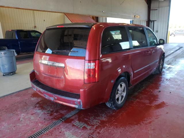 1D8HN54P38B107487 - 2008 DODGE GRAND CARA RED photo 4