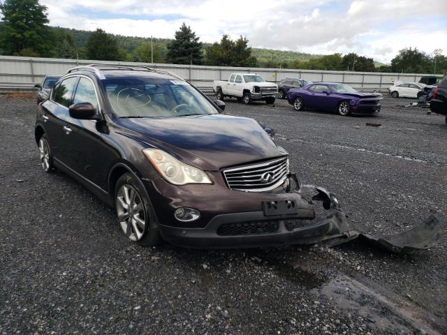 JNKAJ09F28M350807 - 2008 INFINITI EX35 BASE MAROON photo 1
