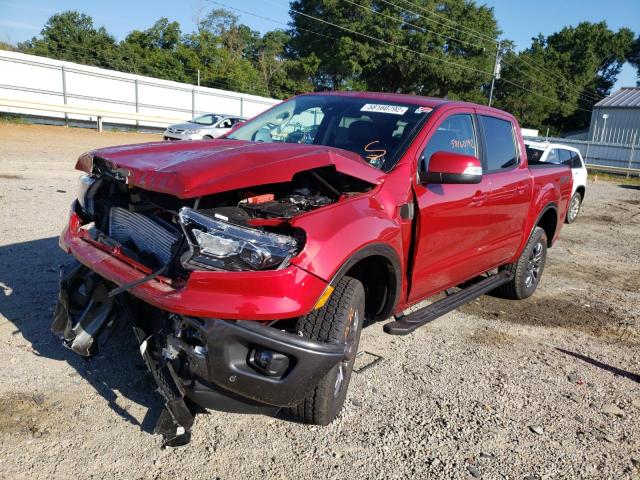 1FTER4FH2MLD96498 - 2021 FORD RANGER XL RED photo 2