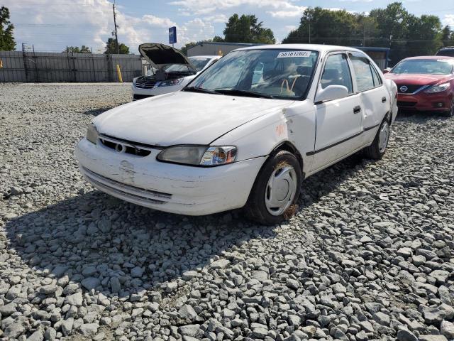 2T1BR12E5YC300468 - 2000 TOYOTA COROLLA VE WHITE photo 2