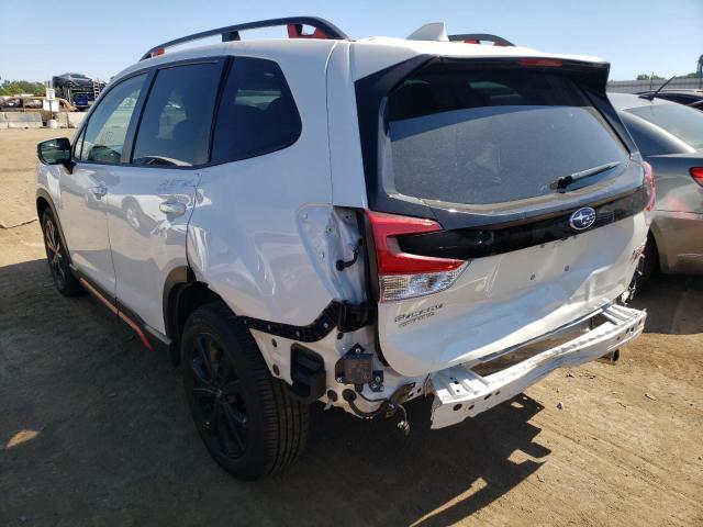 JF2SKARC5MH469504 - 2021 SUBARU FORESTER S WHITE photo 3