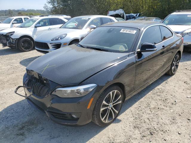 WBA2J1C0XL7E83015 - 2020 BMW 230I BLACK photo 2