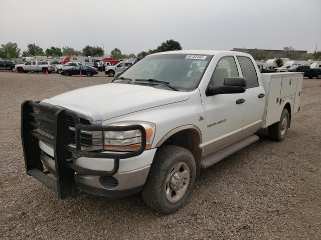 1D7KS28C76J135921 - 2006 DODGE RAM 2500 S WHITE photo 2