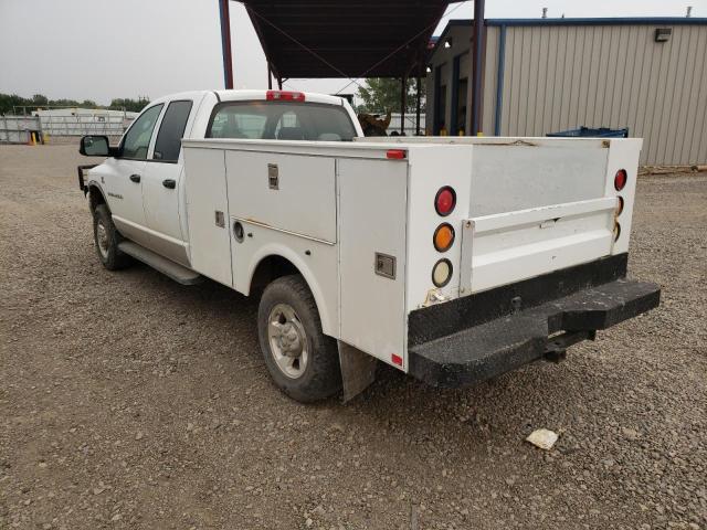 1D7KS28C76J135921 - 2006 DODGE RAM 2500 S WHITE photo 3