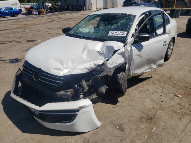 3VW2K7AJ3FM253531 - 2015 VOLKSWAGEN JETTA BASE Սպիտակ լուսանկար 2