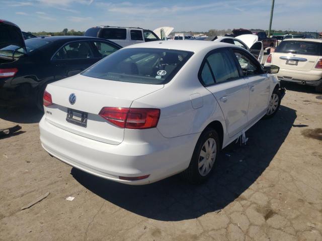 3VW2K7AJ3FM253531 - 2015 VOLKSWAGEN JETTA BASE Սպիտակ լուսանկար 4