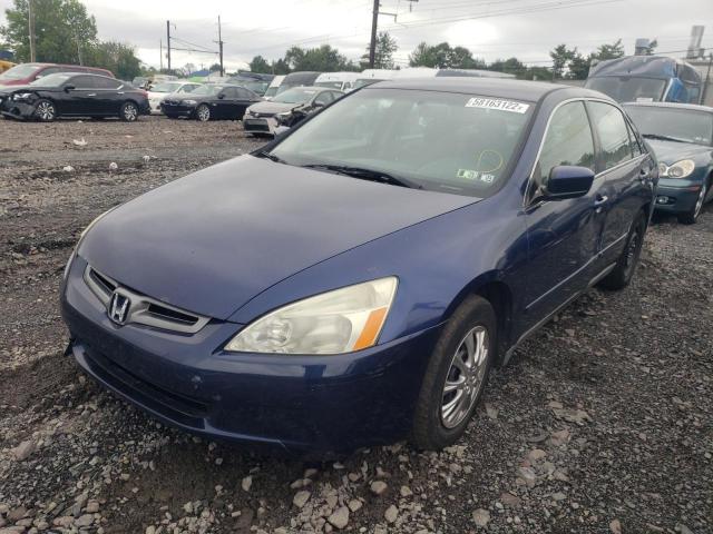 1HGCM56495A115367 - 2005 HONDA ACCORD LX BLUE photo 2